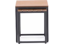 northcape grey end table   