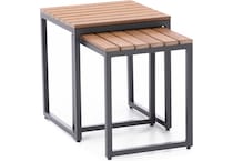 northcape grey end table   