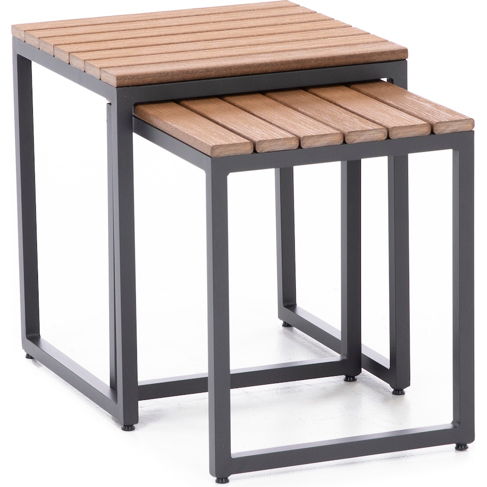 northcape grey end table   