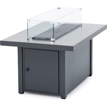 Cal Sil Rectangle Fire Table