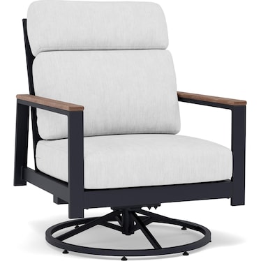 Hixon High Back Swivel Rocker