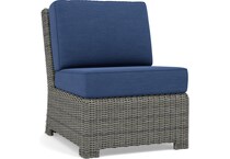 northcape spectrum indigo armless chair pkg  