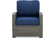northcape spectrum indigo club chair pkg  