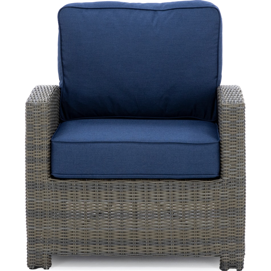 northcape spectrum indigo club chair pkg  
