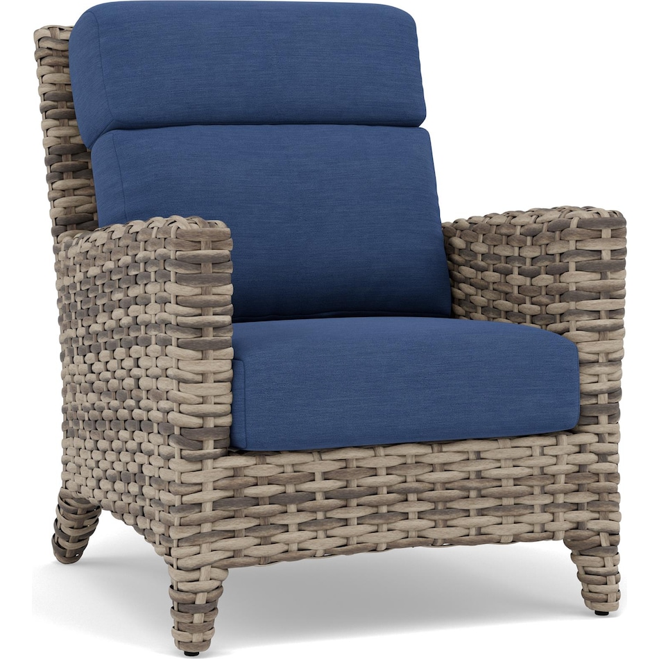 northcape spectrum indigo club chair pkg  
