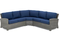northcape spectrum indigo laf loveseat pkg  
