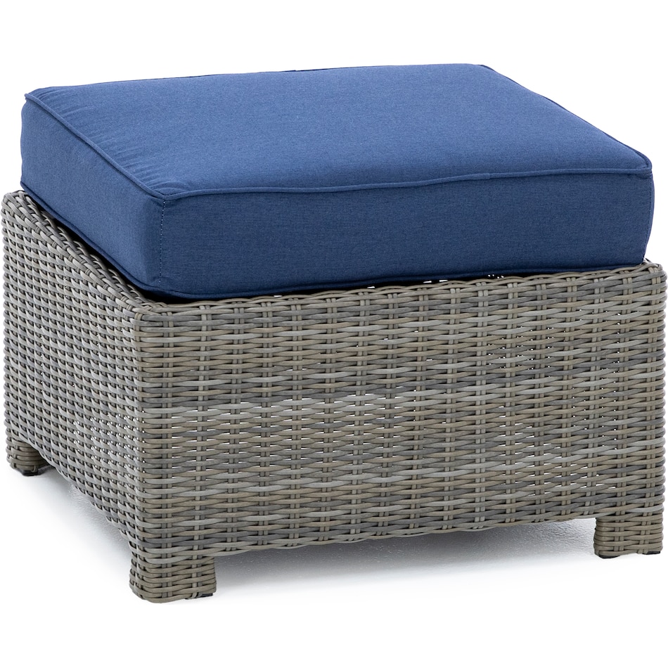 northcape spectrum indigo ottoman pkg  