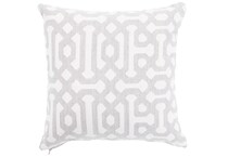 northcape sunbrella fretwork pewter pillows   