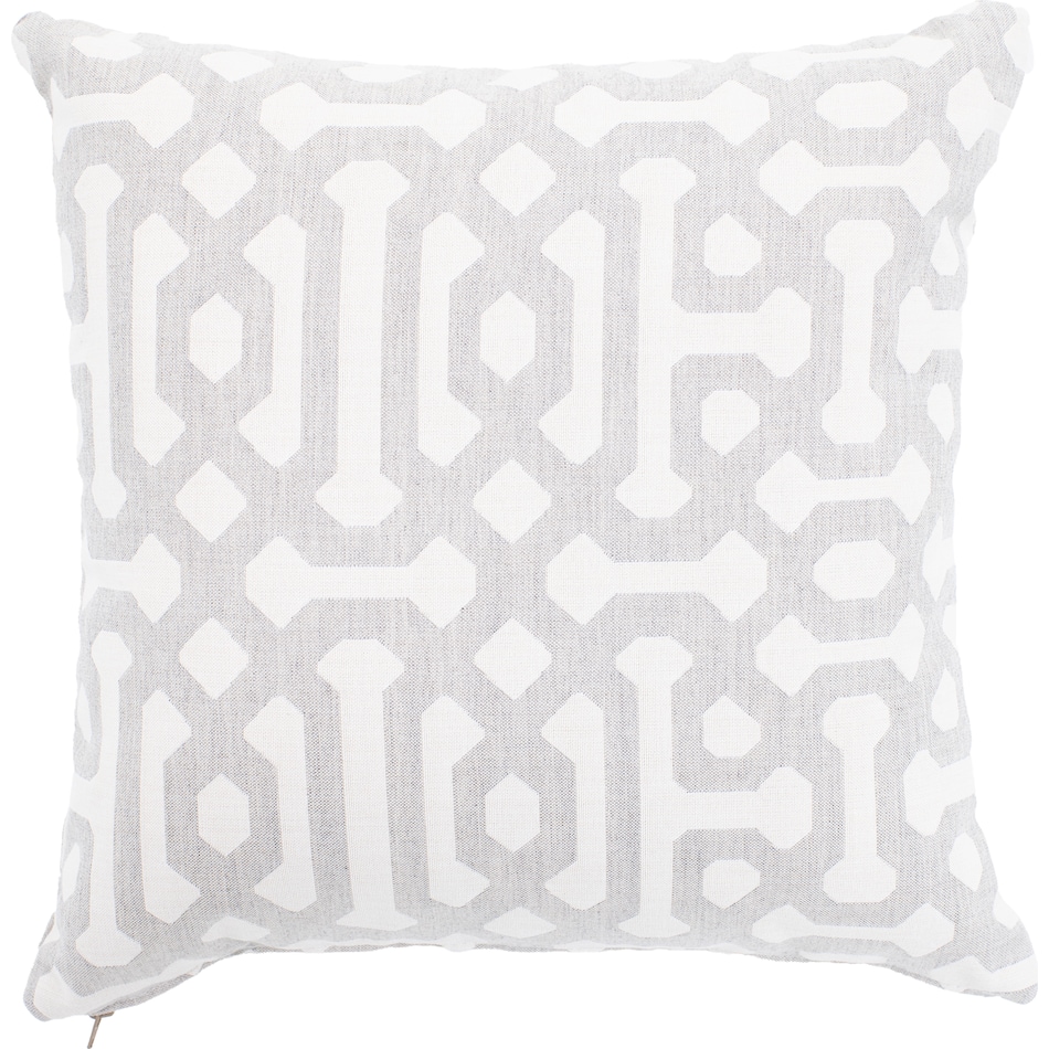 northcape sunbrella fretwork pewter pillows   