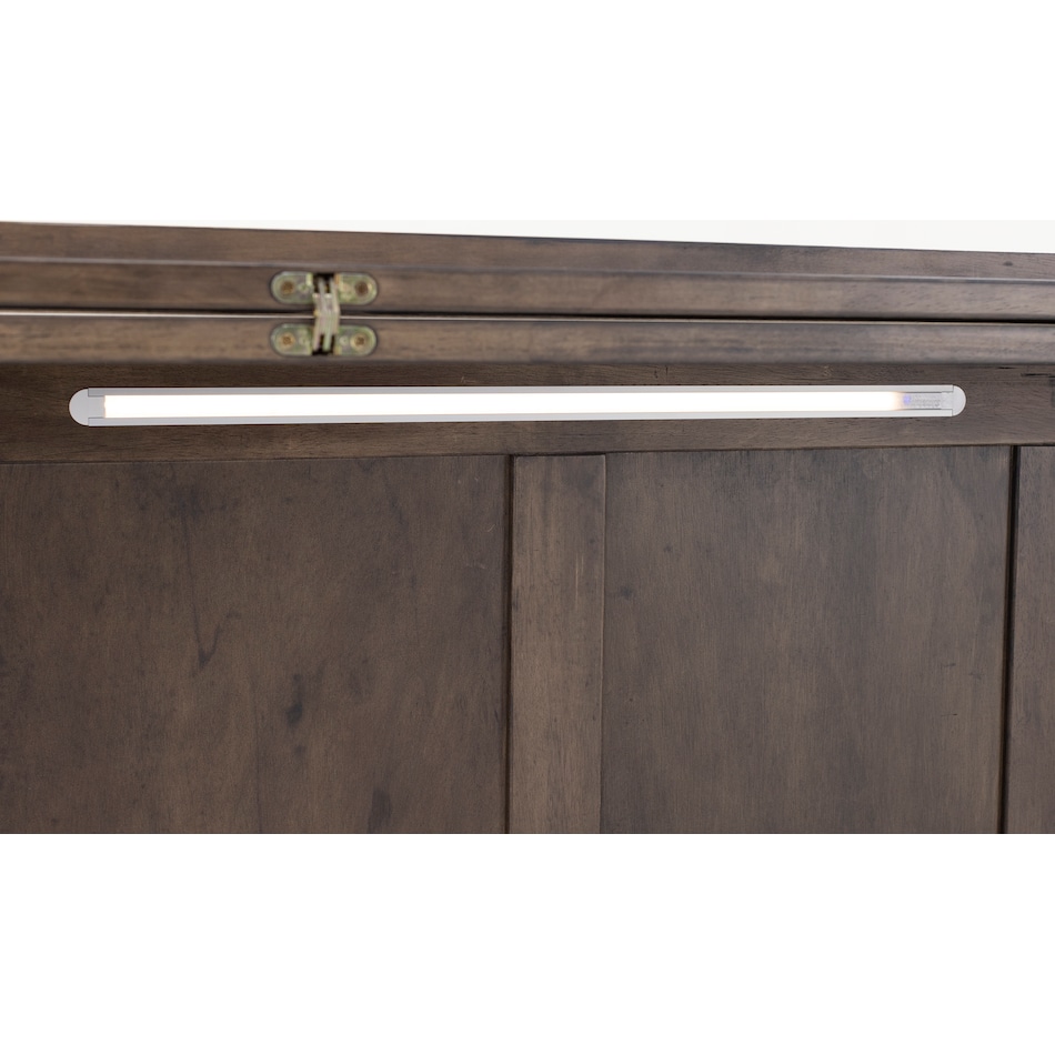 ntdy brown queen cabinet bed   