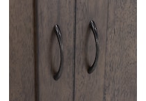 ntdy brown queen cabinet bed   