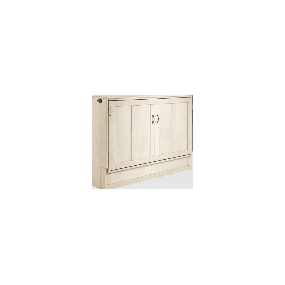 ntdy white full cabinet bed   