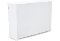 ntdy white queen cabinet bed   