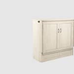ntdy white twin cabinet bed   