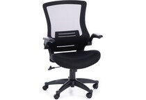 ofst black desk chair cha  