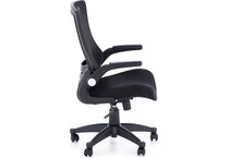 ofst black desk chair cha  