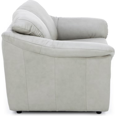 Garden District Leather Loveseat