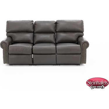 Design and Recline Connor Leather Power Reclining Sofa