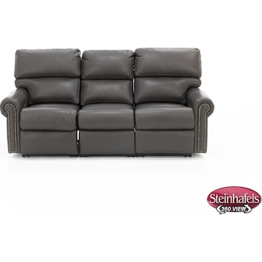 Design and Recline Connor 3-Pc. Leather Power Reclining Sofa