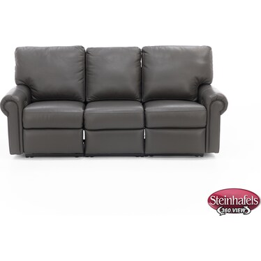 Design and Recline Fairfax 3-Pc. Leather Power Reclining Sofa