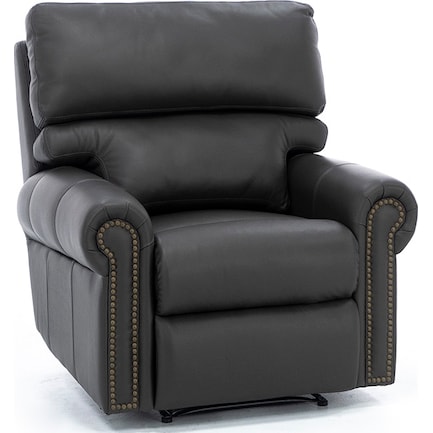 Design and Recline Connor Leather Power Recliner