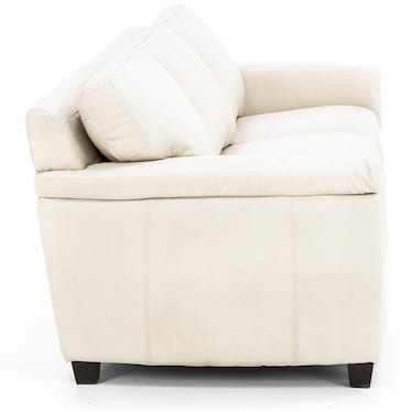 Sacramento Leather Medium Pillow Arm Sofa
