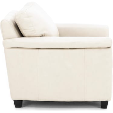 Sacramento Leather Medium Pillow Arm Chair