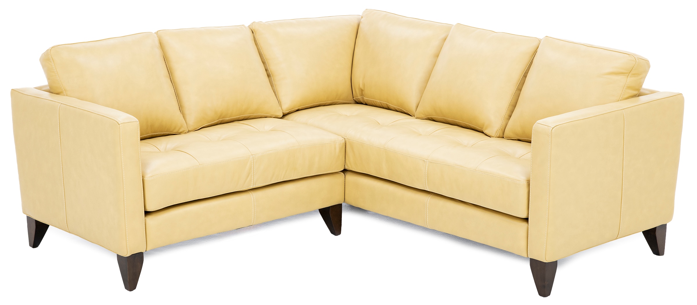Steinhafels leather sectional discount