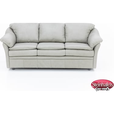 Garden District Leather Sofa