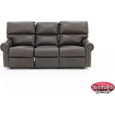 Design and Recline Connor Leather Power Reclining Sofa