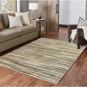 Bowen Multi Stripe Area Rug