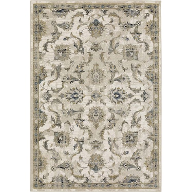 Venice Cream/Blue Area Rug