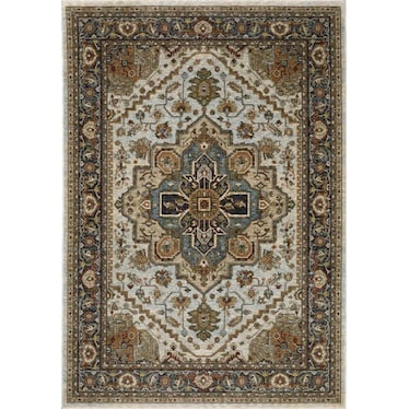 Aberdeen Ivory Medallion Area Rug