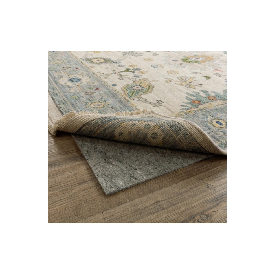 orie grey rug pad luxf  