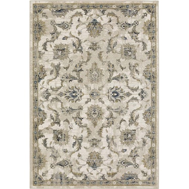 Venice Cream/Blue Area Rug