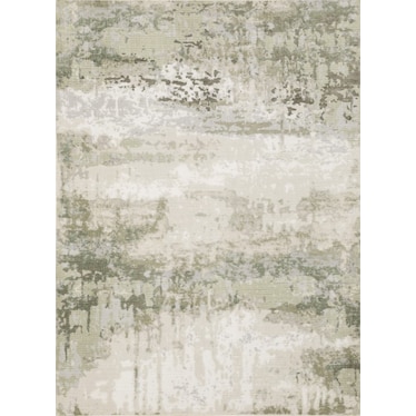 Caravan Green/Tan Abstract Area Rug