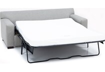 overnight sofa corporation grey sleeper zpkg  