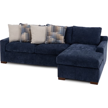 Mila 2-Pc. Full Sleeper Chaise Sofa