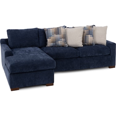 Mila 2-Pc. Full Sleeper Chaise Sofa