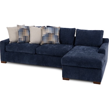 Mila 2-Pc. Queen Sleeper Chaise Sofa