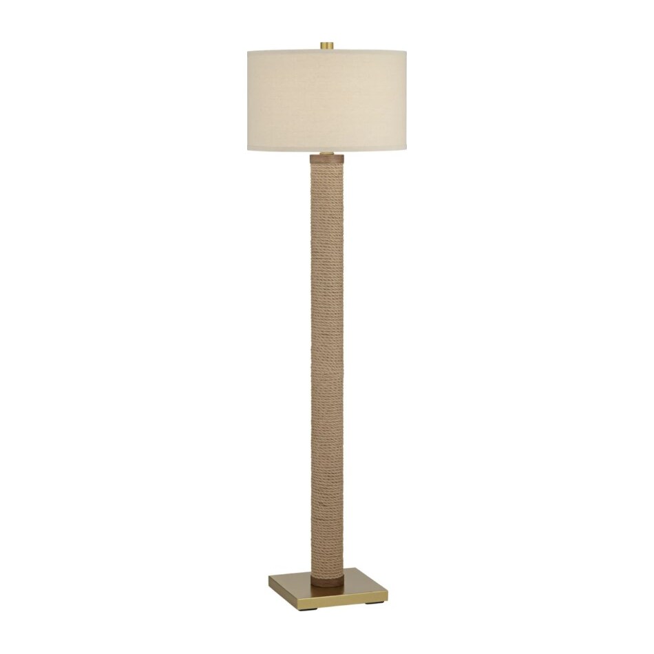 pacific coast lighting inc beige floor lamp   