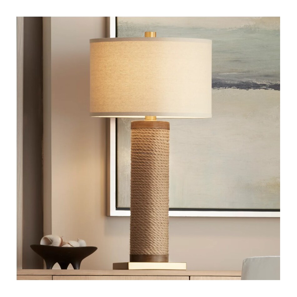 pacific coast lighting inc beige table lamp   