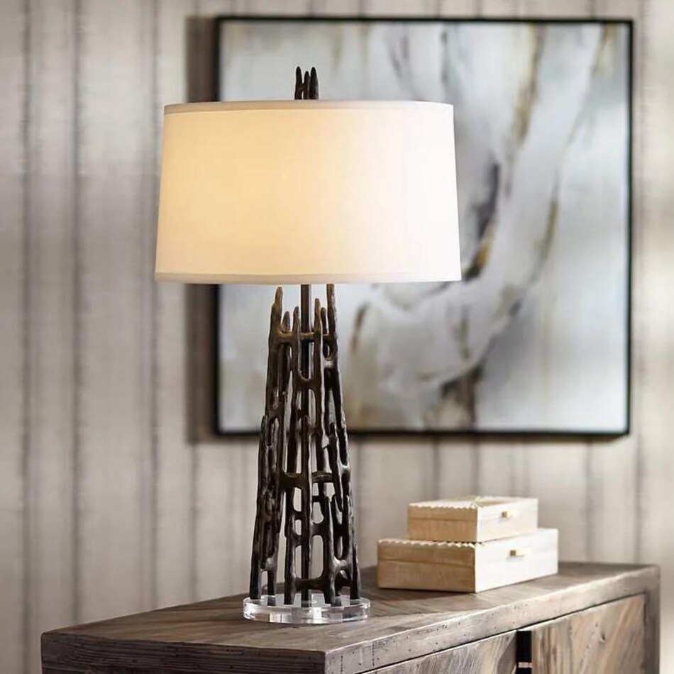 pacific coast lighting inc black table lamp   