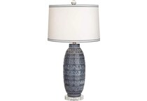 pacific coast lighting inc blue table lamp   