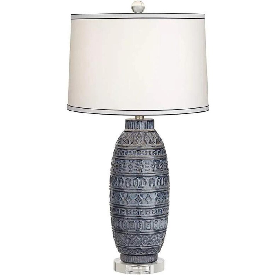 pacific coast lighting inc blue table lamp   