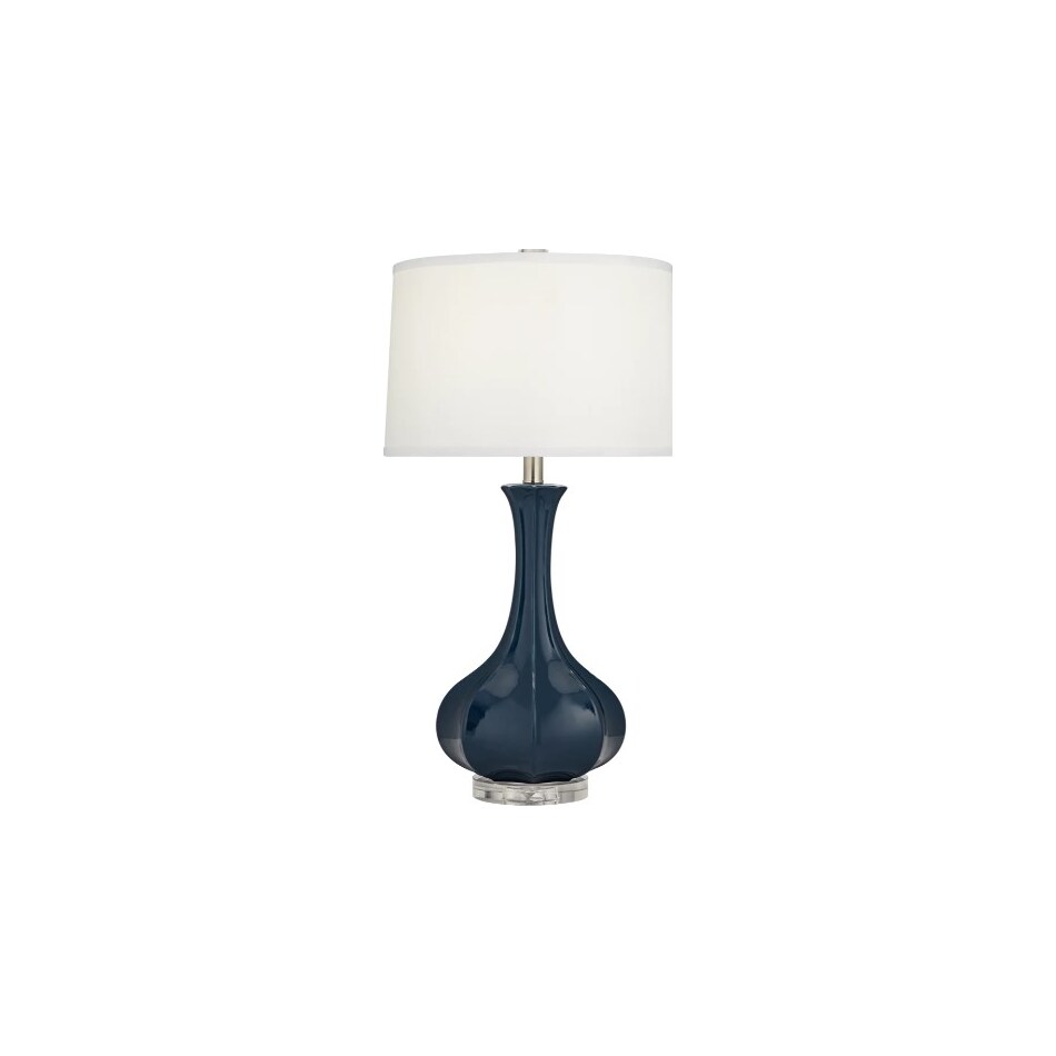 pacific coast lighting inc blue table lamp   