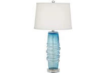 pacific coast lighting inc blue table lamp   