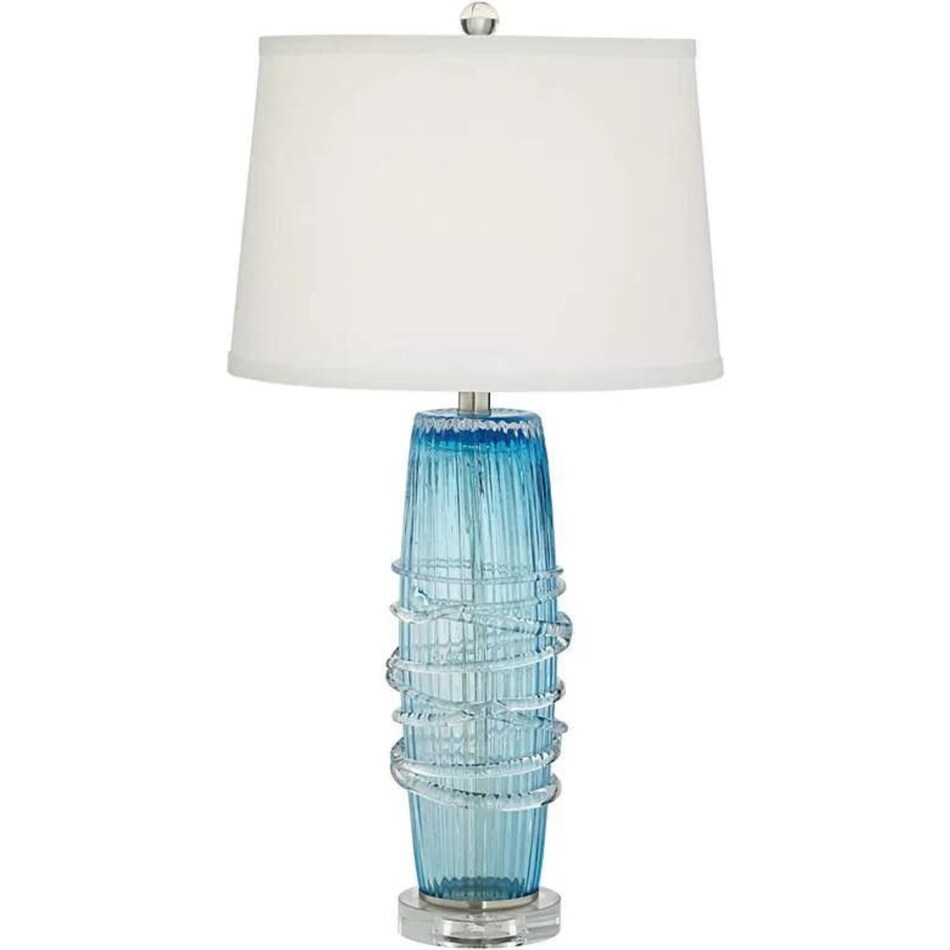 pacific coast lighting inc blue table lamp   