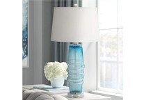 pacific coast lighting inc blue table lamp   