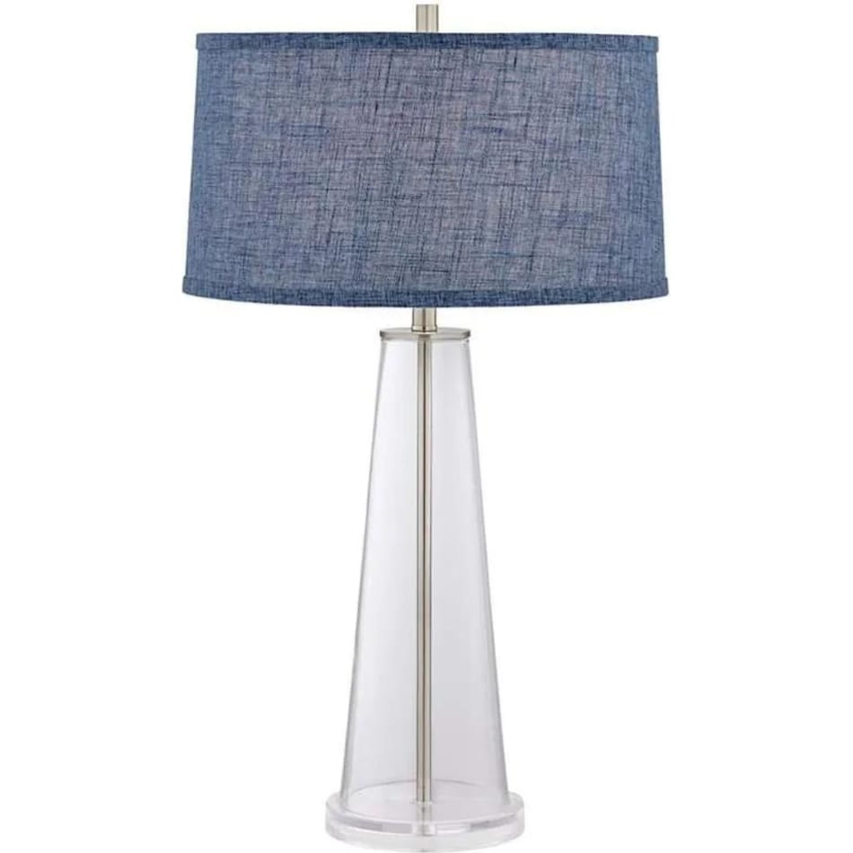 pacific coast lighting inc blue table lamp   